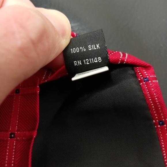 J. Khaki Kids Adjustable Red Tie - Picture 8 of 8